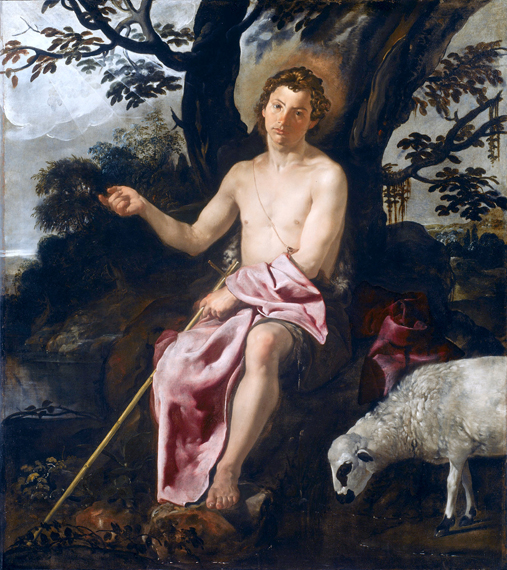 Saint John The Baptist In The Wilderness by Diego Velazquez, oil painting reproduction on canvas Saint John The Baptist In The Wilderness