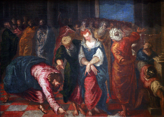 Jesus Christ and the woman taken in adultery