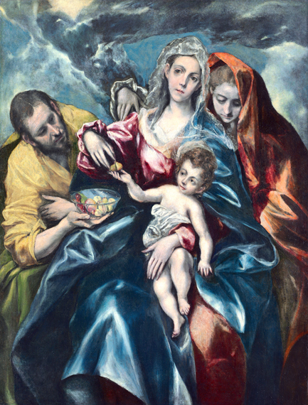 The Holy Family with Mary Magdalen by El Greco, oil painting reproduction on canvas The Holy Family with Mary Magdalen