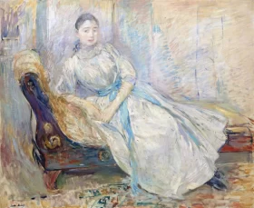 Young Lady on a Chaise Longue 1889