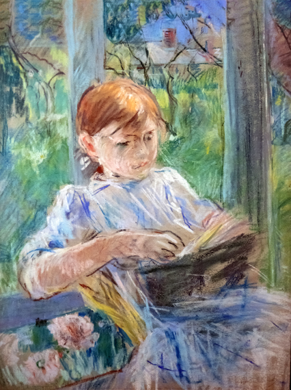 Jeune fille lisant