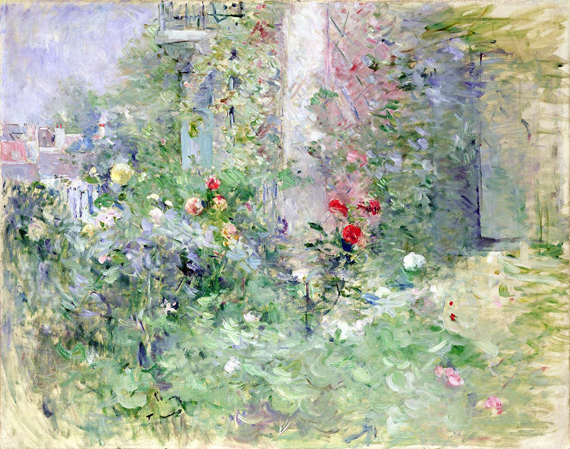 Le Jardin à Bougival 1884 by Berthe Morisot, oil painting reproduction on canvas Le Jardin à Bougival 1884