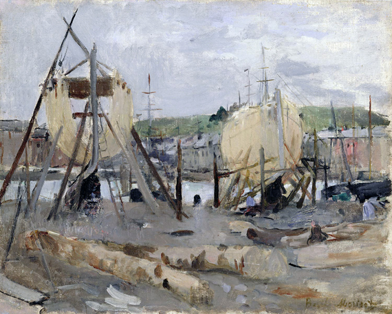 Bateaux en construction 1874