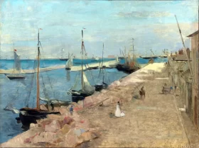 The Harbor at Cherbourg 1871
