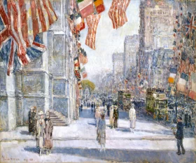 Early Morning on the Avenue in May 1917