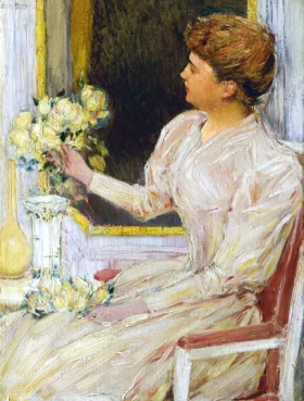 The Lady with Yellow Roses