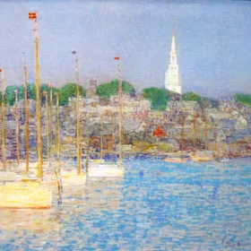 Cat Boats at Newport Rhode Island