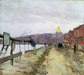 Charles River and Beacon Hill 1892