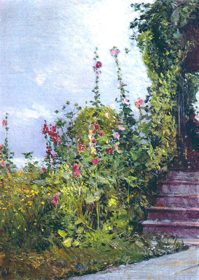 Celia Thaxter's Garden,Appledore,Isles of Shoals-1890
