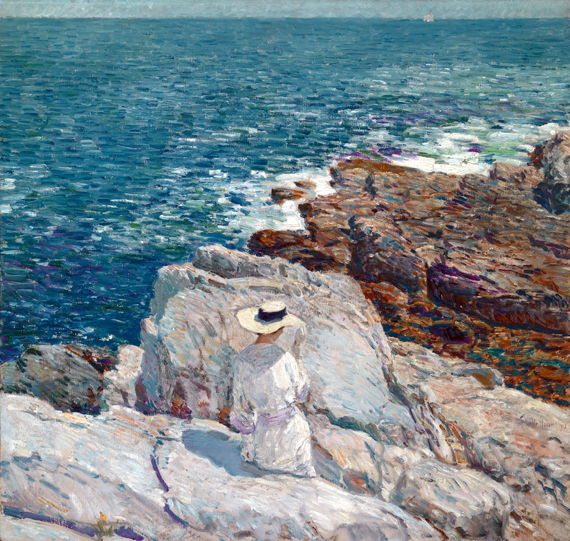 The South Ledges, Appledore, 1913 by Childe Hassam, oil painting reproduction on canvas The South Ledges, Appledore, 1913