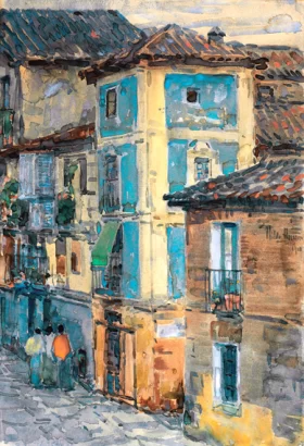 Street Scene, Spain 1910