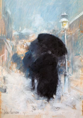 A New York Blizzard 1890