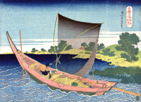 The Tonegawa River in Shimōsa Province