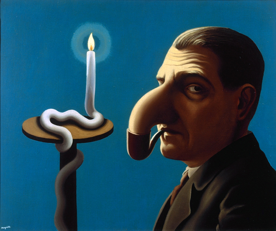 La Lampe philosophique by René Magritte, oil painting reproduction on canvas La Lampe philosophique