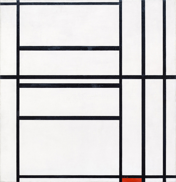 Composition No. 1 with Grey and Red 1938