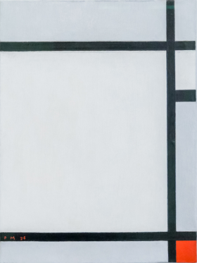 Composition IV with red 1926