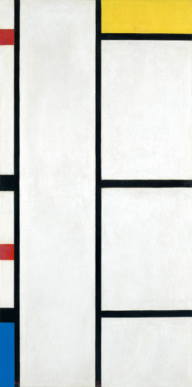 Composition with Red, Yellow, and Blue