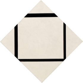Composition No. 1 - Lozenge with Four Lines, 1930