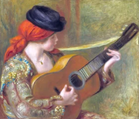 Young Spanish Woman with a Guitar 1898
