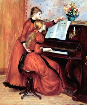 Young Girls at the Piano