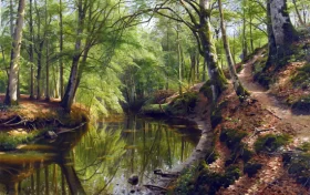 Brook Flowing Through a Spring Wood, 1918