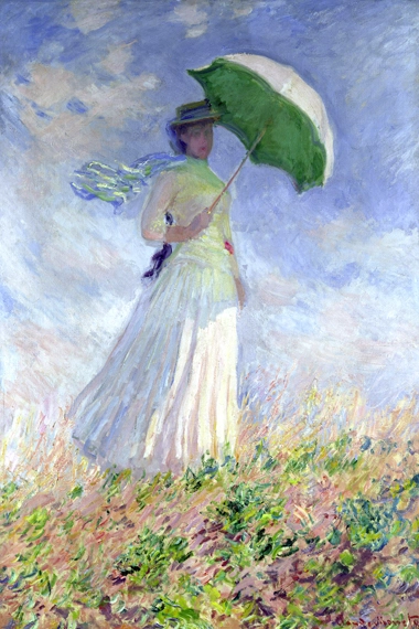 Woman With A Parasol Turned To the Right