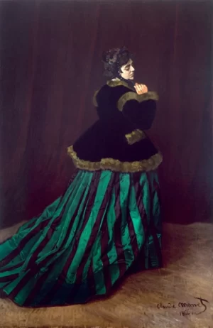 Camille (Also Known As the Woman In A Green Dress), 1866