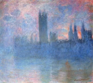 Houses of Parliament, Symphony In Pink, 1900-01