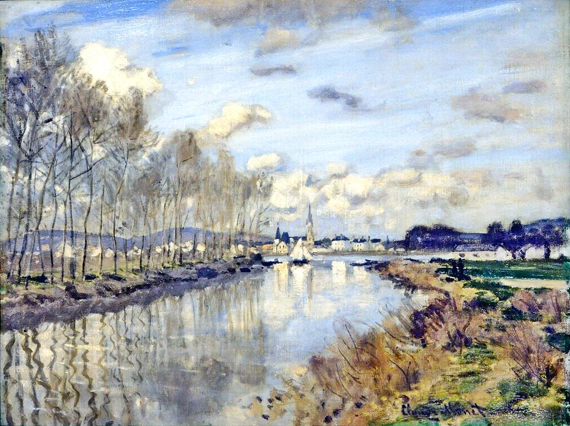 Argenteuil, Seen From the Small Arm of the Seine, 1872