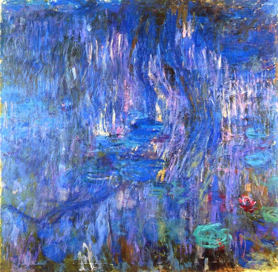 Water Lilies, Reflection of A Weeping Willow, 1916-19