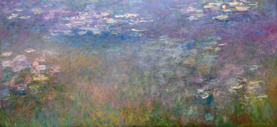 Water Lilies (Agapanthus)-Right Panel