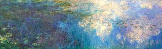 The Water Lilies - the Clouds, 1920-26-Left Panel