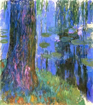 Weeping Willow and Water-Lily Pond, 1916-19