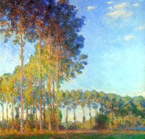 Poplars On The Banks of The River Epte Seen From The Marsh 1892