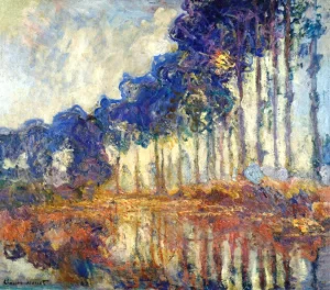 Poplars On the Banks of the River Epte, 1891