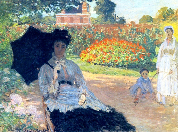 Camille Monet In the Garden, 1873