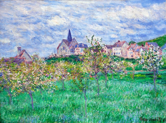 Printemps à Giverny, Effet Du Matin