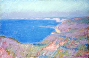 On the Cliffs near Dieppe, Sunset