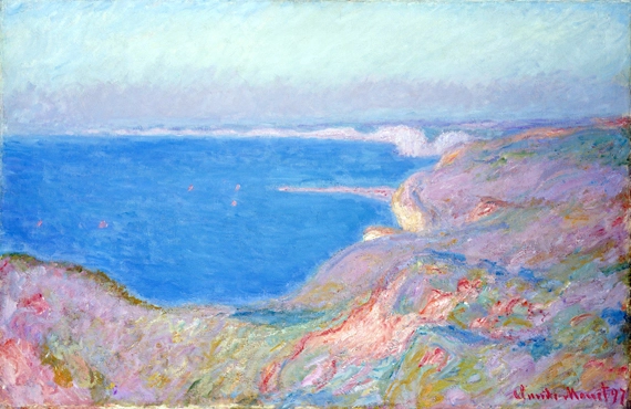 On the Cliffs near Dieppe, Sunset