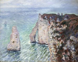 L'aiguille and the Porte D'eval, Etretat