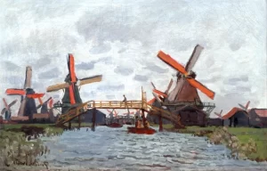 Mills at Westzijderveld near Zaandam