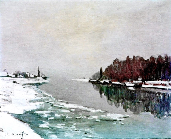 The Neve On the Bank of the Seine