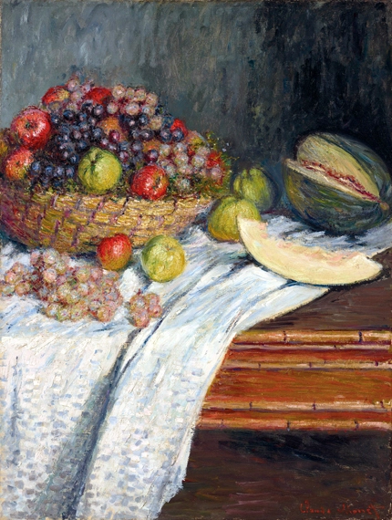 Nature Morte Au Melon D'espagne