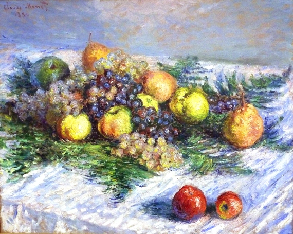 Still Life With Pears and Grapes, 1880