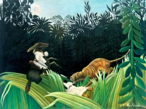 Scouts Attacked by a Tiger