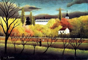 Landscape with Farmer