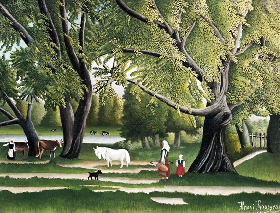 Summer by Henri Rousseau, oil painting reproduction on canvas Summer