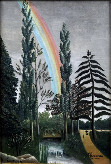 Lac Daumesnil (Effet d’orage) by Henri Rousseau, oil painting reproduction on canvas Lac Daumesnil (Effet d'orage)