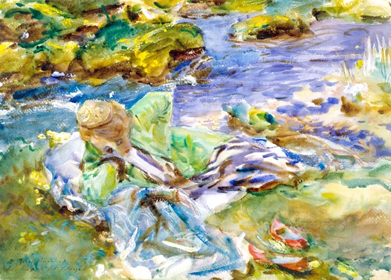 A Turkish Woman By a Stream 1907