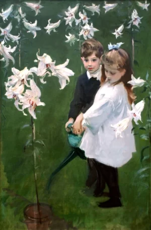 Garden Study of the Vickers Children, 1884